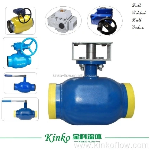 Сварной шаровой кран с уплотнением из углеродистой стали и RPTFE
