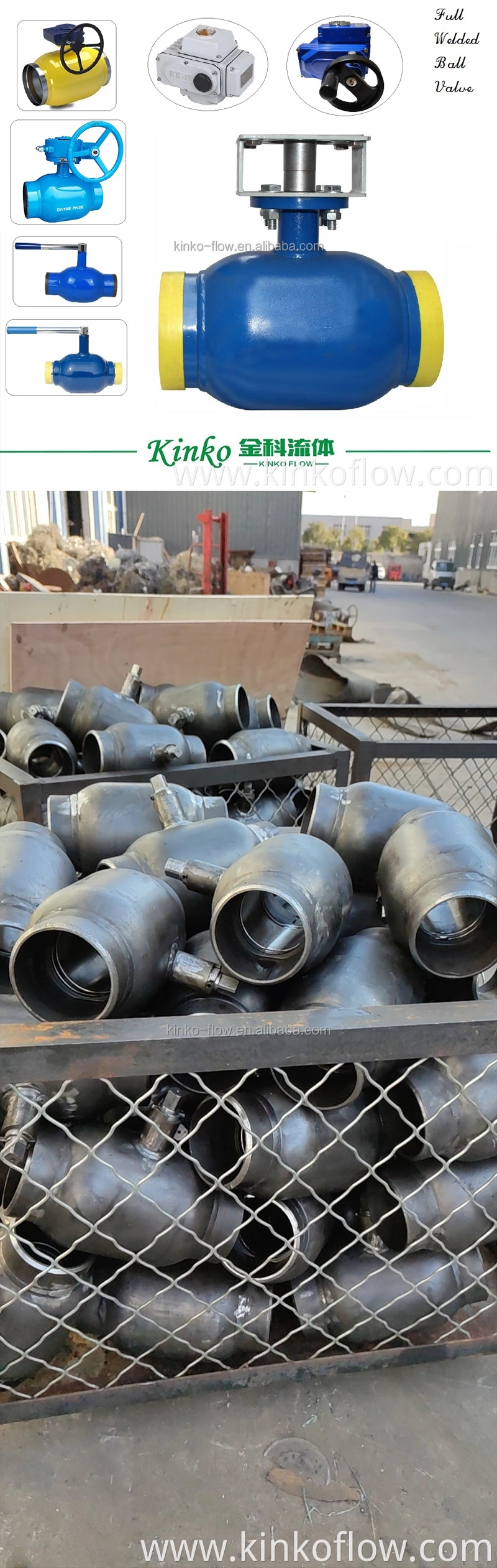 Сварной шаровой кран с уплотнением из углеродистой стали и RPTFE