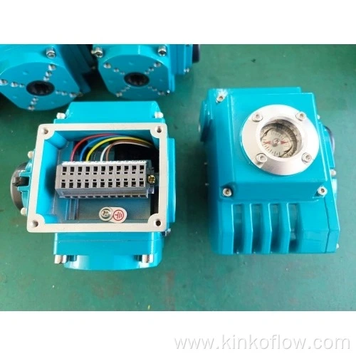 Электропривод KK03-200B с поворотом на 90 градусов, цвет Lake Blue