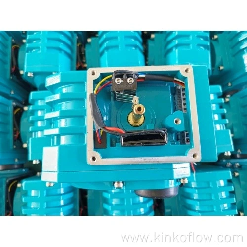 Электропривод KK03-200B с поворотом на 90 градусов, цвет Lake Blue